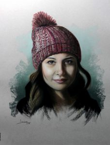 Retrato Alejandra 50 x 65 cm